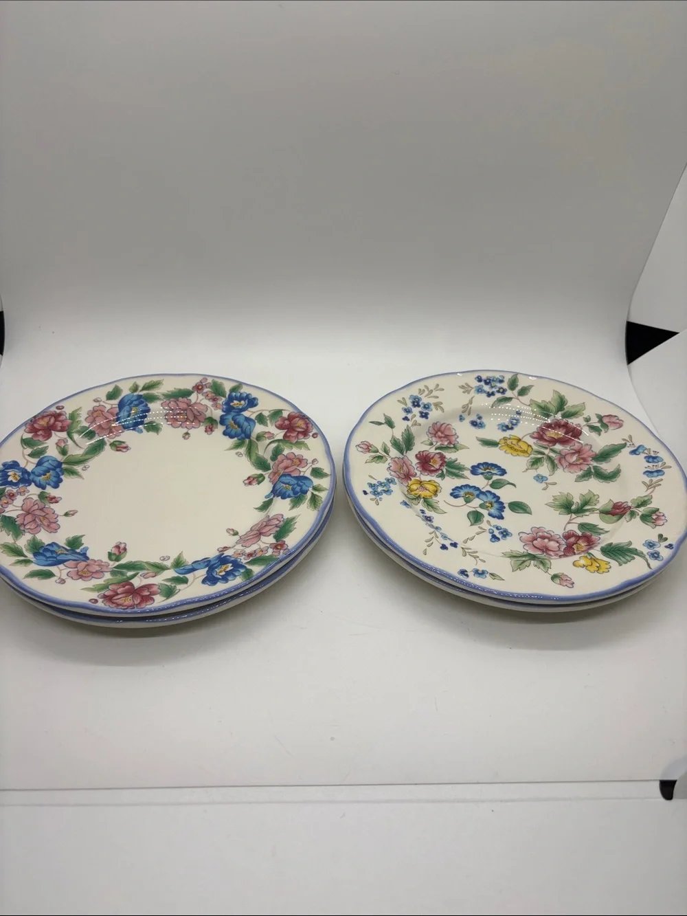 Hazelbury Laura Ashley VTG Bread Butter Plates 4